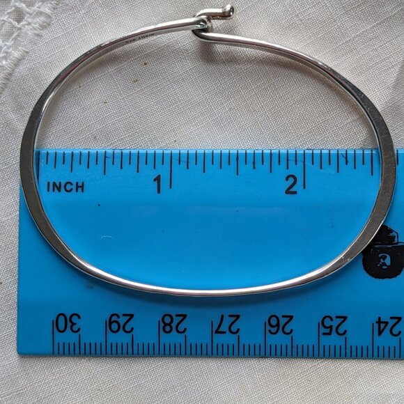 JAMES AVERY STERLING SILVER 925 HAMMERED HOOK ON BRACELET - Large - Picture 5 of 5